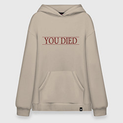 Худи оверсайз Dark Souls - You Died