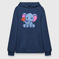 Худи оверсайз Love Elephant