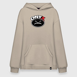 Худи оверсайз Onyx - black logo