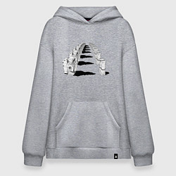 Худи оверсайз Человек бензопила - Космонавты