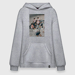 Толстовка-худи оверсайз Stray Kids Maxident, цвет: меланж