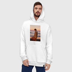 Толстовка-худи оверсайз Fujii Kaze Tabiji, цвет: белый — фото 2