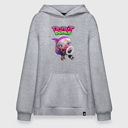 Толстовка-худи оверсайз Дизлайк, цвет: меланж