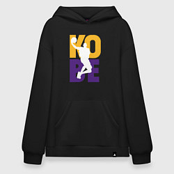 Толстовка-худи оверсайз Kobe fly, цвет: черный