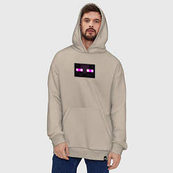 Толстовка-худи оверсайз Ender Clothes, цвет: миндальный — фото 2