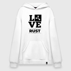 Худи оверсайз Rust love classic