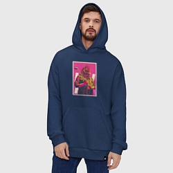 Толстовка-худи оверсайз Dangerous Jacket, цвет: тёмно-синий — фото 2