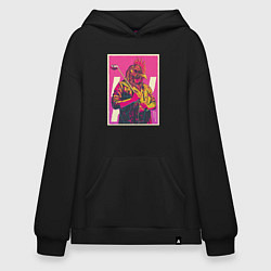 Толстовка-худи оверсайз Dangerous Jacket, цвет: черный