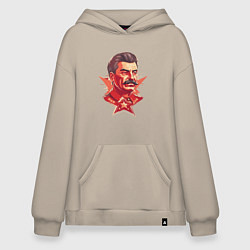 Худи оверсайз Граффити Сталин