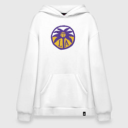 Толстовка-худи оверсайз Lakers California, цвет: белый