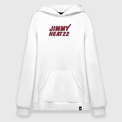 Толстовка-худи оверсайз Jimmy Heat 22, цвет: белый