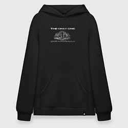 Толстовка-худи оверсайз The only one - болид, цвет: черный
