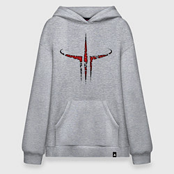 Худи оверсайз Quake III logo