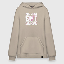 Худи оверсайз Just got serve