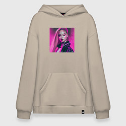 Худи оверсайз Blackpink Lisa аниме рисунок