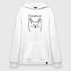 Худи оверсайз Coldplay - rock cat