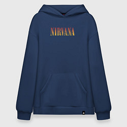 Худи оверсайз Nirvana logo