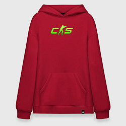 Худи оверсайз CS2 green logo