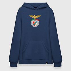Толстовка-худи оверсайз Benfica club, цвет: тёмно-синий