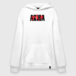 Толстовка-худи оверсайз Акира аниме из 1998, цвет: белый