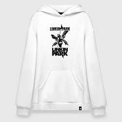 Толстовка-худи оверсайз LP - hybrid theory, цвет: белый