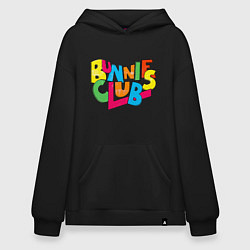 Худи оверсайз NewJeans Bunnies Club colorful