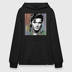 Худи оверсайз Портрет Элвис
