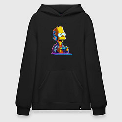 Худи оверсайз Bart is an avid gamer