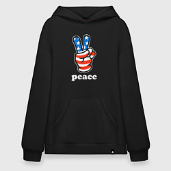 Худи оверсайз USA peace