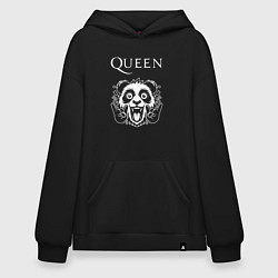 Худи оверсайз Queen rock panda