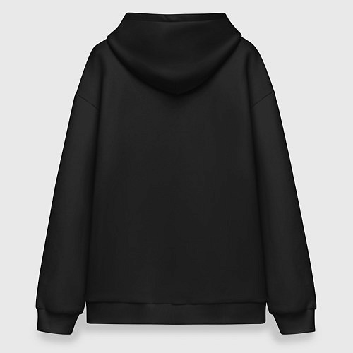 Худи оверсайз Цветы и листья: for mom / Черный – фото 2