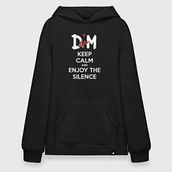 Худи оверсайз DM keep calm and enjoy the silence