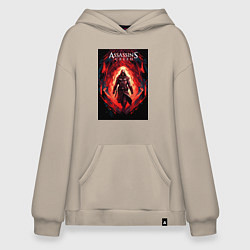 Худи оверсайз Assassins creed свозь пламя