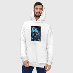 Толстовка-худи оверсайз Quake arena - Ranger, цвет: белый — фото 2