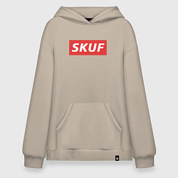 Толстовка-худи оверсайз Trend - Skuf, цвет: миндальный