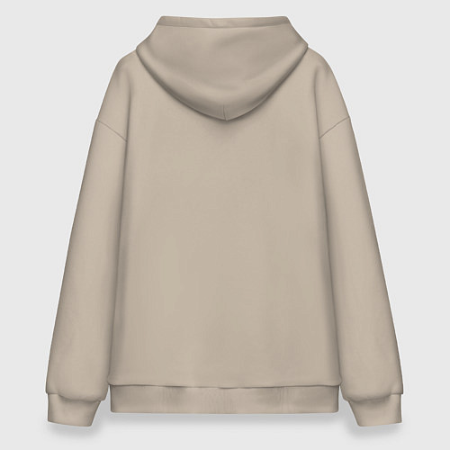 Худи оверсайз Из России - made in Russia / Миндальный – фото 2