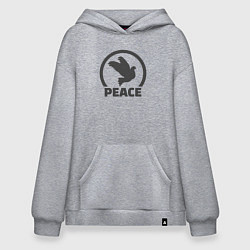 Худи оверсайз Peace bird