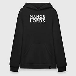 Худи оверсайз Manor lords logo