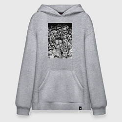 Толстовка-худи оверсайз Сага о Винланде Торфинн воин, цвет: меланж