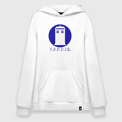 Худи оверсайз Blue tardis