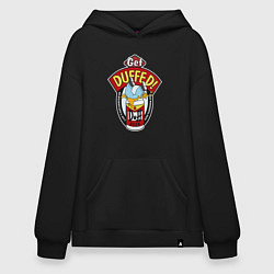 Худи оверсайз Duff beer with Homer