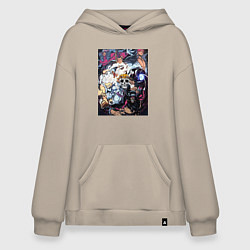 Худи оверсайз Ван-Пис Йонко пираты