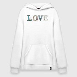 Худи оверсайз Love с природой