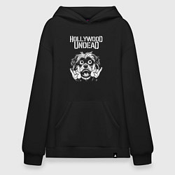 Худи оверсайз Hollywood Undead rock dog