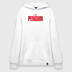 Толстовка-худи оверсайз The penguin logo, цвет: белый