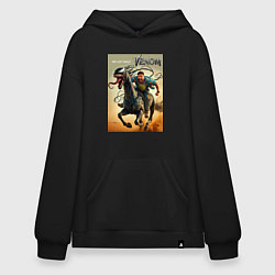 Худи оверсайз Eddie rides a symbiote horse - Venom 3