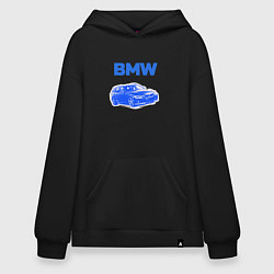 Худи оверсайз Blue bmw