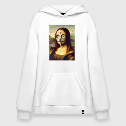 Худи оверсайз Mona Lisa in a mask - steampunk
