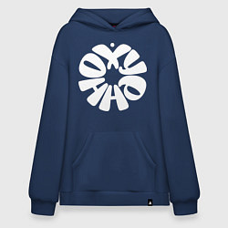 Толстовка-худи оверсайз Очень хорошо, цвет: тёмно-синий