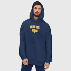 Толстовка-худи оверсайз Golden State hoops, цвет: тёмно-синий — фото 2